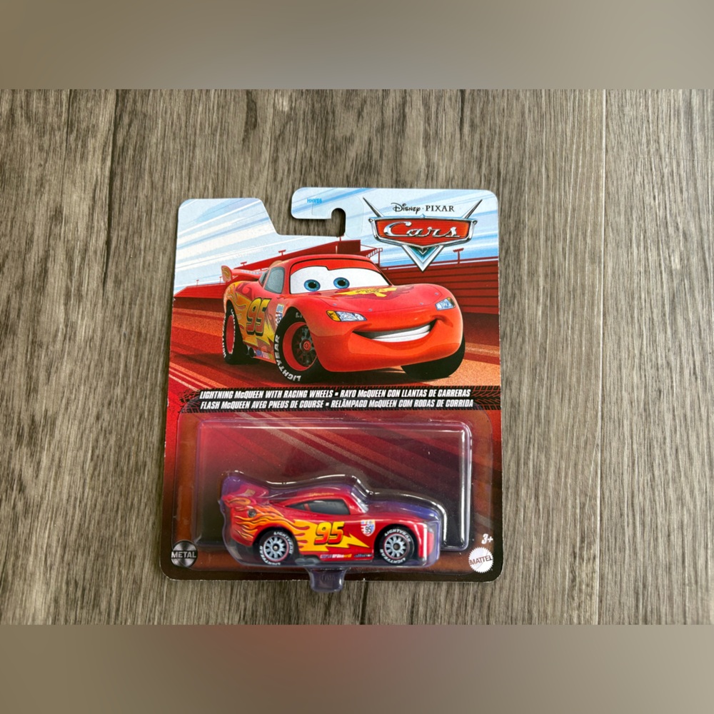 3” Disney Pixar Metal Lightning McQueen Toy - Picture 1 of 4